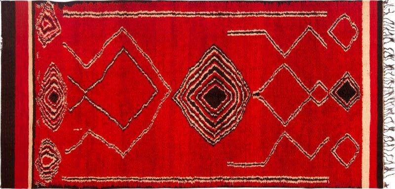 Vintage Moroccan Tribal Rug #73087 by Nazmiyal Antique Rugs