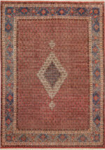 Vintage Persian Silk and Wool Isfahan Rug Vintage Persian Silk and Wool Isfahan Rug 95118 by Nazmiyal Rugs