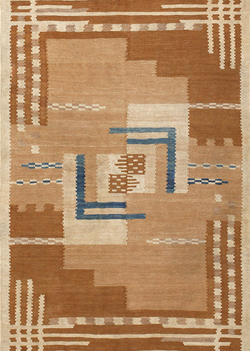 Vintage French Mid-Century Modern Rug 48558 Featured Nazmiyal Rugs