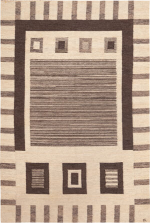 Vintage Swedish Kilim Signed MA (Margareta Akerberg) Rug 74108 by Nazmiyal Rugs