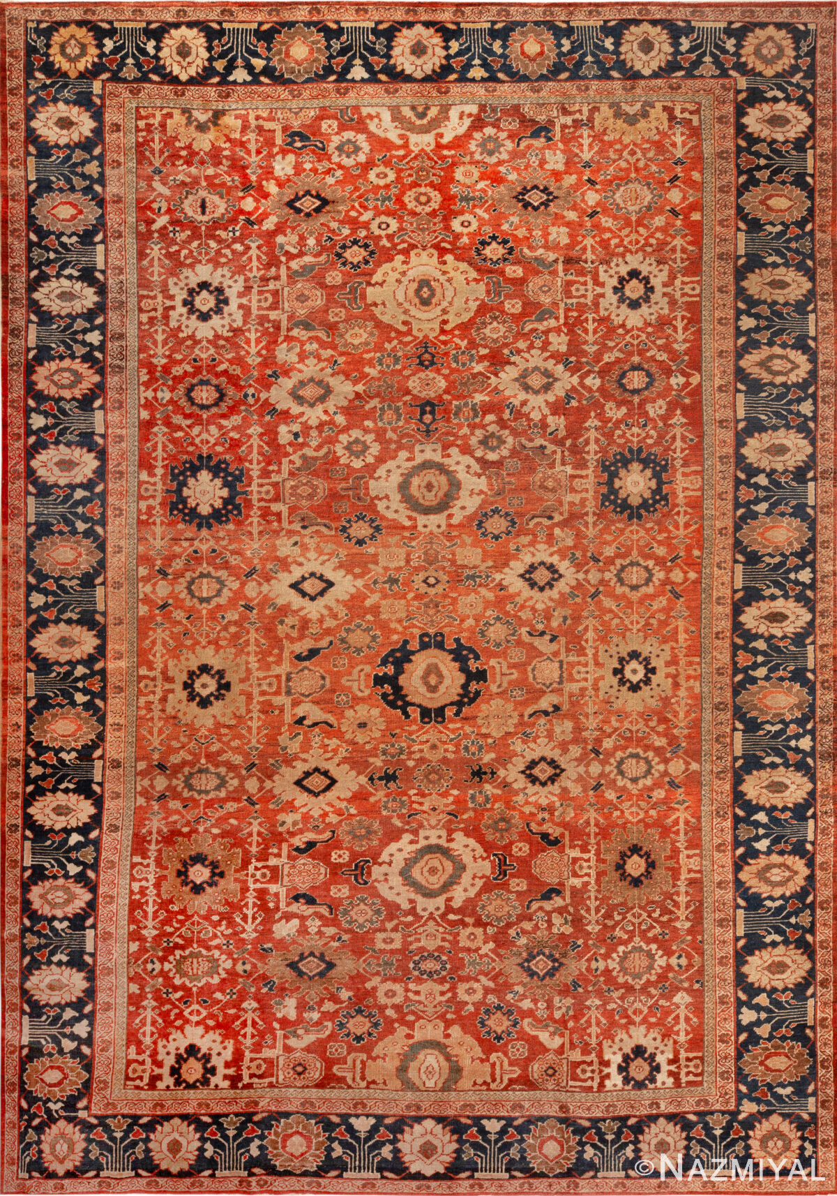 Antique Persian Sultanabad Rug 72671 by Nazmiyal Rugs