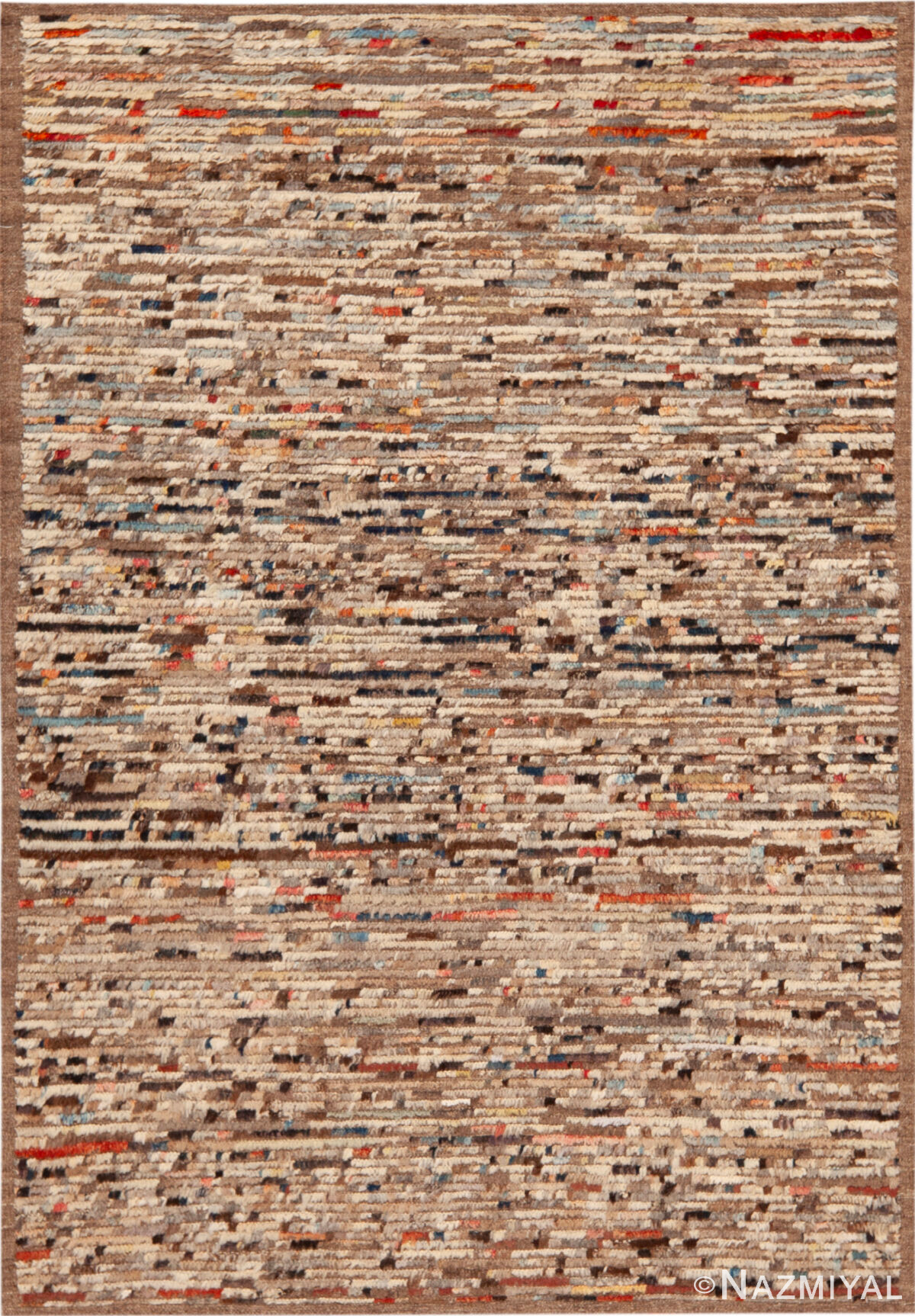 Modern Central Asian Abstract Rug 12407 by Nazmiyal Rugs