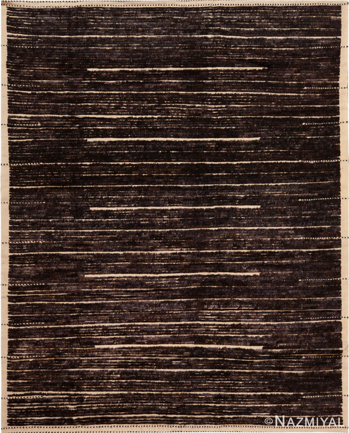 Modern Central Asian Abstract Rug 12418 by Nazmiyal Rugs