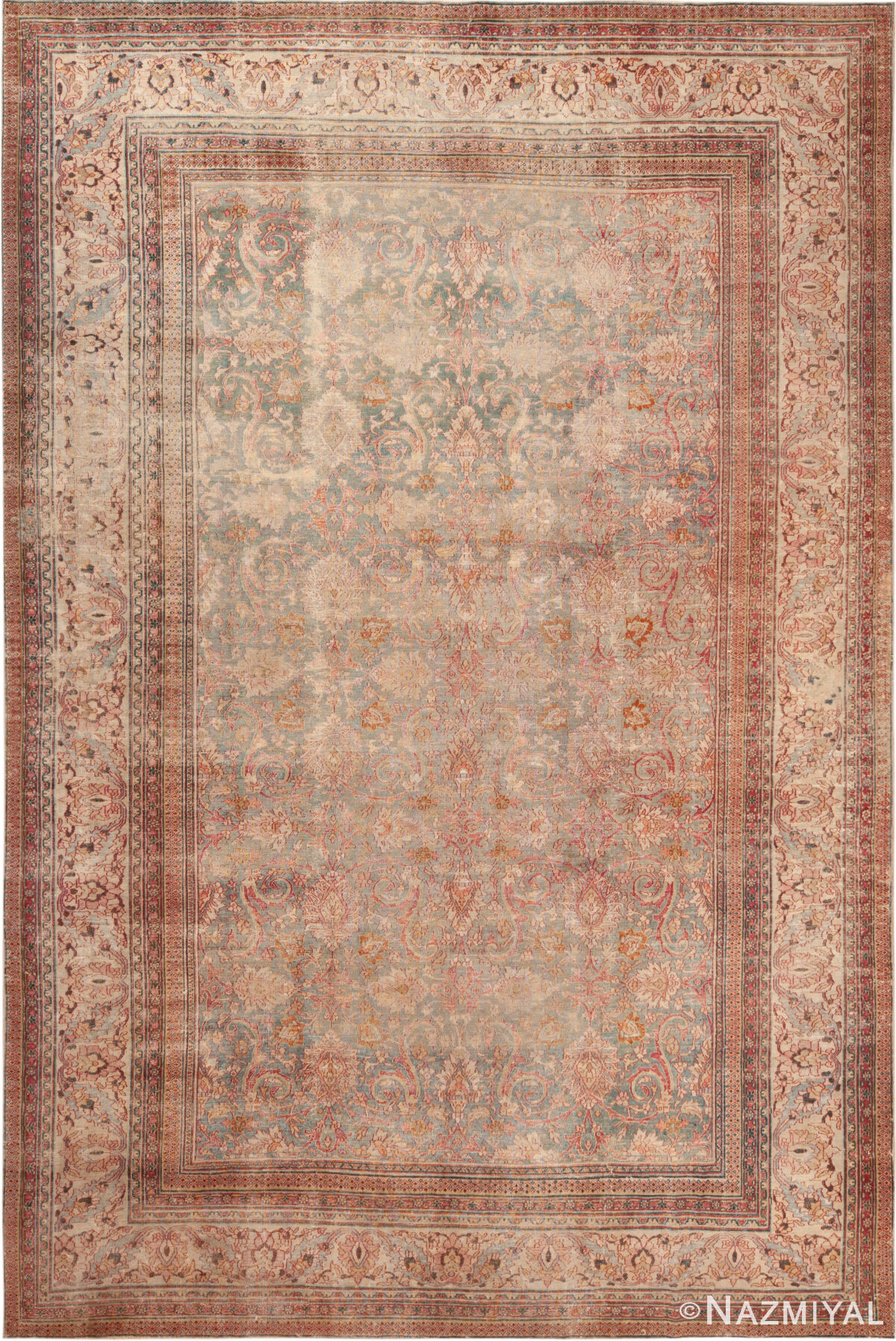 Vintage Persian Khorassan Rug 72708 by Nazmiyal Rugs