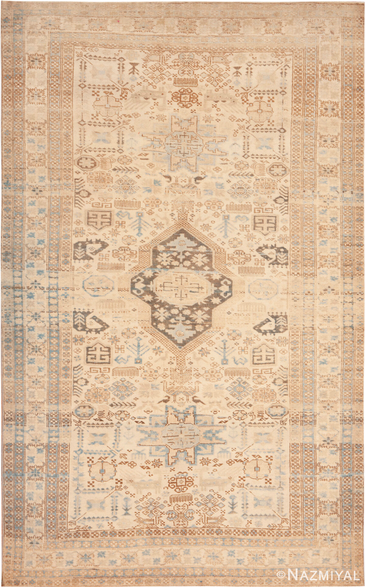 Vintage Persian Tabriz Rug 73267 by Nazmiyal Rugs