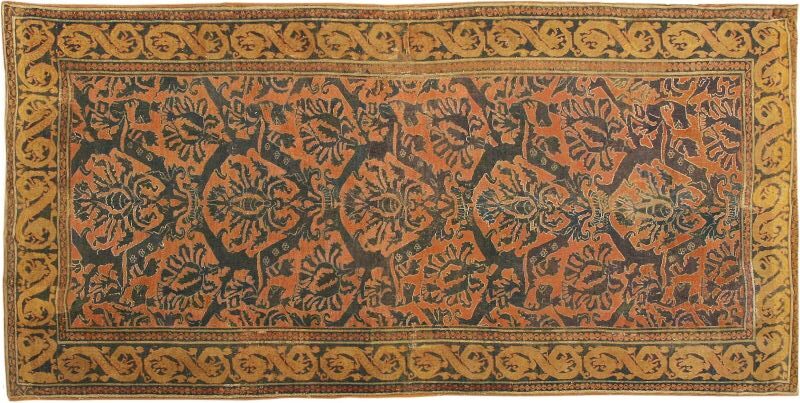 Antique 16th Century Spanish Alcaraz Rug 3288 by Nazmiyal Rugs
