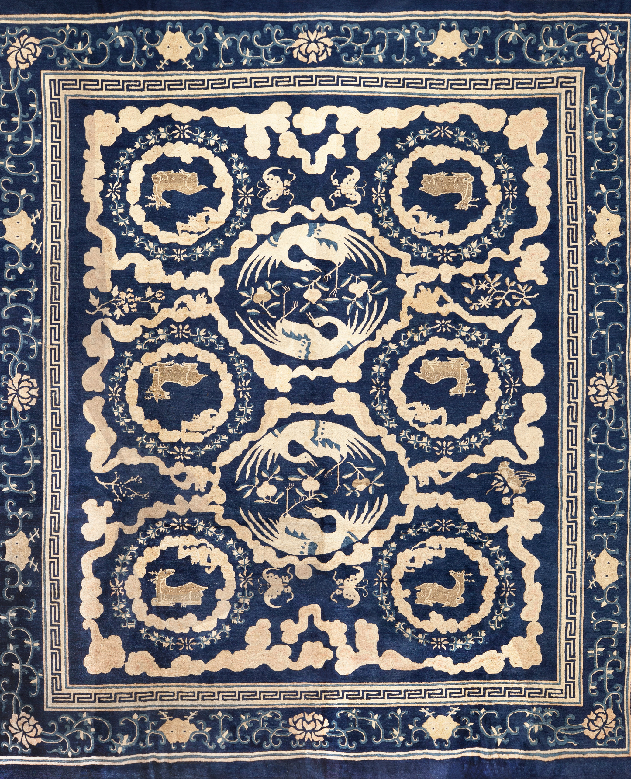 Antique Chinese Peking Rug 73667 by Nazmiyal Rugs