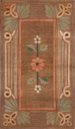 Antique American Hooked Rug 74141 by Nazmiyal Rugs