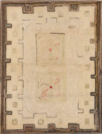 Antique American Hooked Rug 74142 by Nazmiyal Rugs