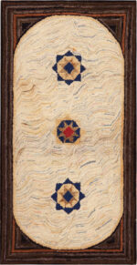 Antique American Hooked Rug 74143 by Nazmiyal Rugs