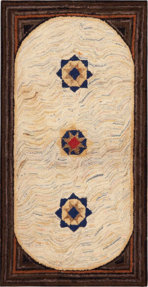 Antique American Hooked Rug 74143 by Nazmiyal Rugs