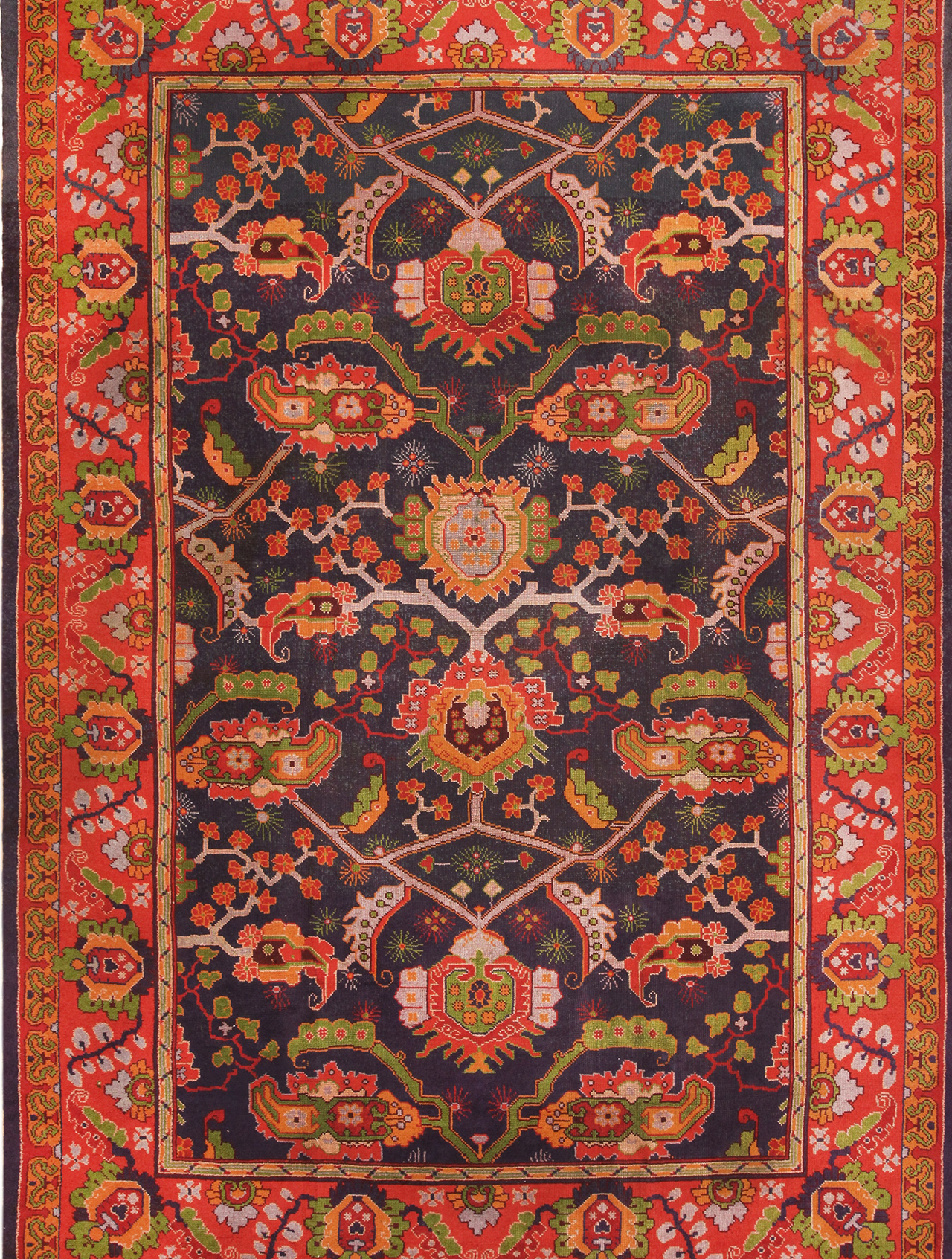 Antique Donegal Irish Rug 73485 Featured Nazmiyal Rugs
