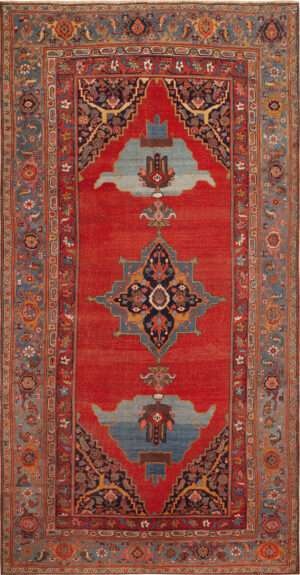 Antique Persian Bidjar Rug 74198 by Nazmiyal Rugs