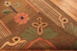 Back of Antique American Hooked Rug 74141 by Nazmiyal Rugs