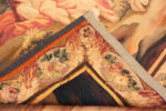 Back View of Antique French Silk Wool Tapestry 74079 by Nazmiyal Rugs