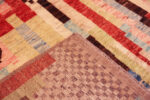 Back View of Modern Central Asian Abstract Geometric Rug Back View of Modern Central Asian Abstract Geometric Rug 12381 by Nazmiyal Rugs
