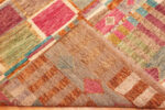 Back View of Modern Central Asian Geometric Grid Rug Back View of Modern Central Asian Geometric Grid Rug 12382 by Nazmiyal Rugs