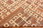 Back View of Modern Central Asian Swedish Style Kilim Rug 74069 by Nazmiyal Rugs