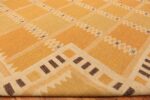 Back of Modern Swedish Inspired Kilim Rug Back of Modern Swedish Inspired Kilim Rug 74177 by Nazmiyal Rugs