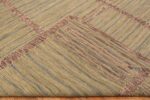 Back of Modern Swedish Inspired Kilim Rug 74180 by Nazmiyal Rugs