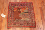 Back View of Antique Israel Bezalel Rug Back View of Antique Israel Bezalel Rug 74081 by Nazmiyal Rugs