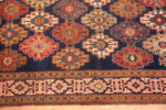 Border of Antique Caucasian Kuba Rug Border of Antique Caucasian Kuba Rug 73757 by Nazmiyal Rugs