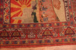 Border of Antique Israel Bezalel Rug Border of Antique Israel Bezalel Rug 74081 by Nazmiyal Rugs