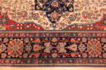 Border of Antique Persian Kashan Rug Border of Antique Persian Kashan Rug 74085 by Nazmiyal Rugs