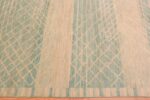 Border of Modern Swedish Inspired Kilim Rug Border of Modern Swedish Inspired Kilim Rug 74174 by Nazmiyal Rugs