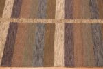Border of Modern Swedish Inspired Kilim Rug Border of Modern Swedish Inspired Kilim Rug 74178 by Nazmiyal Rugs
