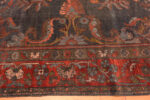 Border of Vintage Persian Malayer Rug Border of Vintage Persian Malayer Rug 72714 by Nazmiyal Rugs