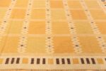 Bottom of Modern Swedish Inspired Kilim Rug Bottom of Modern Swedish Inspired Kilim Rug 74177 by Nazmiyal Rugs