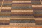 Bottom of Modern Swedish Inspired Kilim Rug Bottom of Modern Swedish Inspired Kilim Rug 74178 by Nazmiyal Rugs