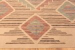 Bottom of Modern Swedish Inspired Kilim Rug Bottom of Modern Swedish Inspired Kilim Rug 74184 by Nazmiyal Rugs