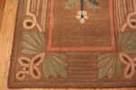Corner of Antique American Hooked Rug 74141 by Nazmiyal Rugs