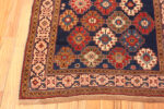 Corner of Antique Caucasian Kuba Rug Corner of Antique Caucasian Kuba Rug 73757 by Nazmiyal Rugs