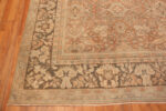 Corner of Large Antique Persian Mahal Rug Corner of Large Antique Persian Mahal Rug 73271 by Nazmiyal Rugs