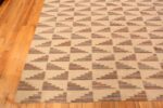 Corner of Modern Swedish Inspired Kilim Rug Corner of Modern Swedish Inspired Kilim Rug 74183 by Nazmiyal Rugs