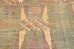 Detail of Modern Central Asian Swedish Inspired Rug Detail of Modern Central Asian Swedish Inspired Rug 74137 by Nazmiyal Rugs