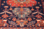 Detail of Antique Persian Heriz Rug Detail of Antique Persian Heriz Rug 74099 by Nazmiyal Rugs