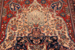 Detail of Antique Persian Kashan Rug Detail of Antique Persian Kashan Rug 74085 by Nazmiyal Rugs