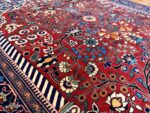 Detail of Floral Antique Persian Mohtashem Kashan Prayer Design Rug 72854 by Nazmiyal Antique Rugs
