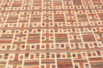 Detail of Modern Central Asian Swedish Style Kilim Rug 74069 by Nazmiyal Rugs