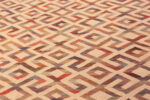 Detail of Modern Central Asian Swedish Style Kilim Rug Detail of Modern Central Asian Swedish Style Kilim Rug 74070 by Nazmiyal Rugs