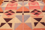 Detail of Modern Central Asian Swedish Style Kilim Rug Detail of Modern Central Asian Swedish Style Kilim Rug 74071 by Nazmiyal Rugs