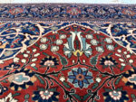 Feature on Floral Antique Persian Mohtashem Kashan Prayer Design Rug 72854 by Nazmiyal Antique Rugs