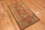 Floor View of Antique American Hooked Rug 74141 by Nazmiyal Rugs