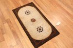 Floor View of Antique American Hooked Rug 74143 by Nazmiyal Rugs