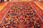 Floor View of Antique Persian Heriz Rug Floor View of Antique Persian Heriz Rug 74051 by Nazmiyal Rugs
