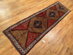 Floor View of Antique Persian Kurdish Runner Rug Floor View of Antique Persian Kurdish Runner Rug 74004 by Nazmiyal Rugs